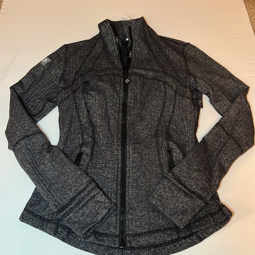 lululemon athletica Black Heather Full-Zip Jacket